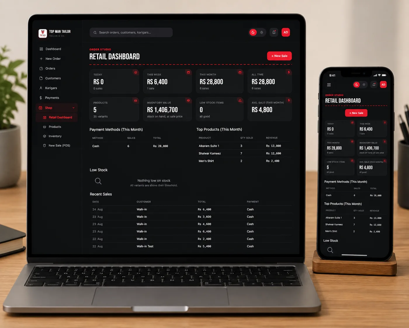 Tailor Order System